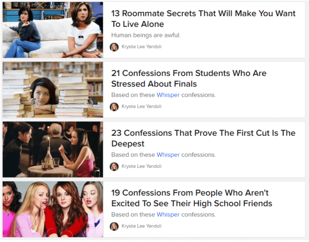 native ad example buzzfeed